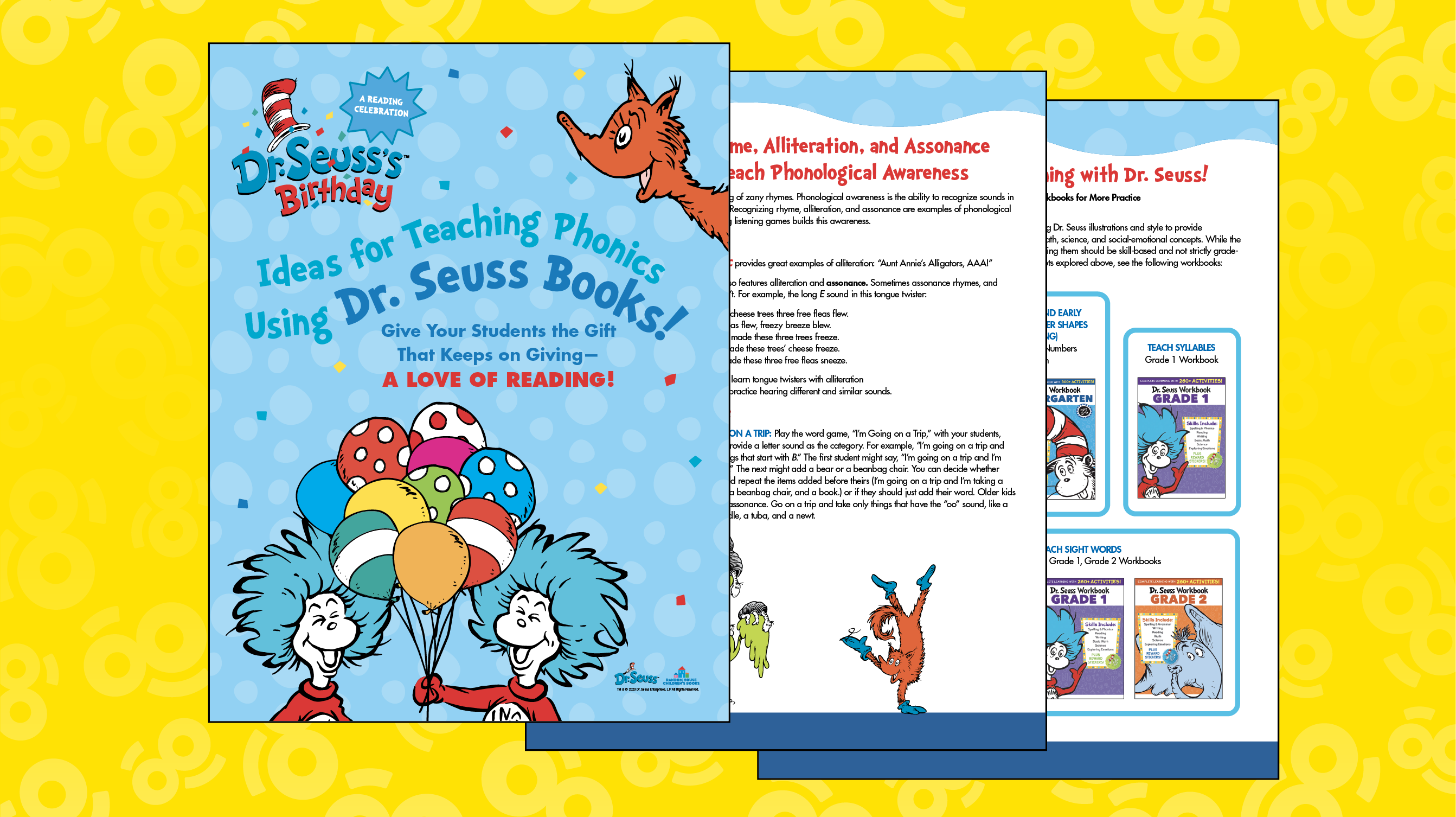 Ideas for Teaching Phonics Using Dr. Seuss Books!