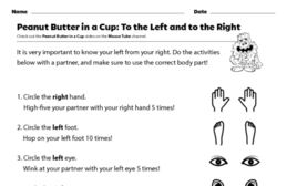 Peanut Butter in a Cup: Left and Right