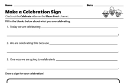 Make a Celebration Sign