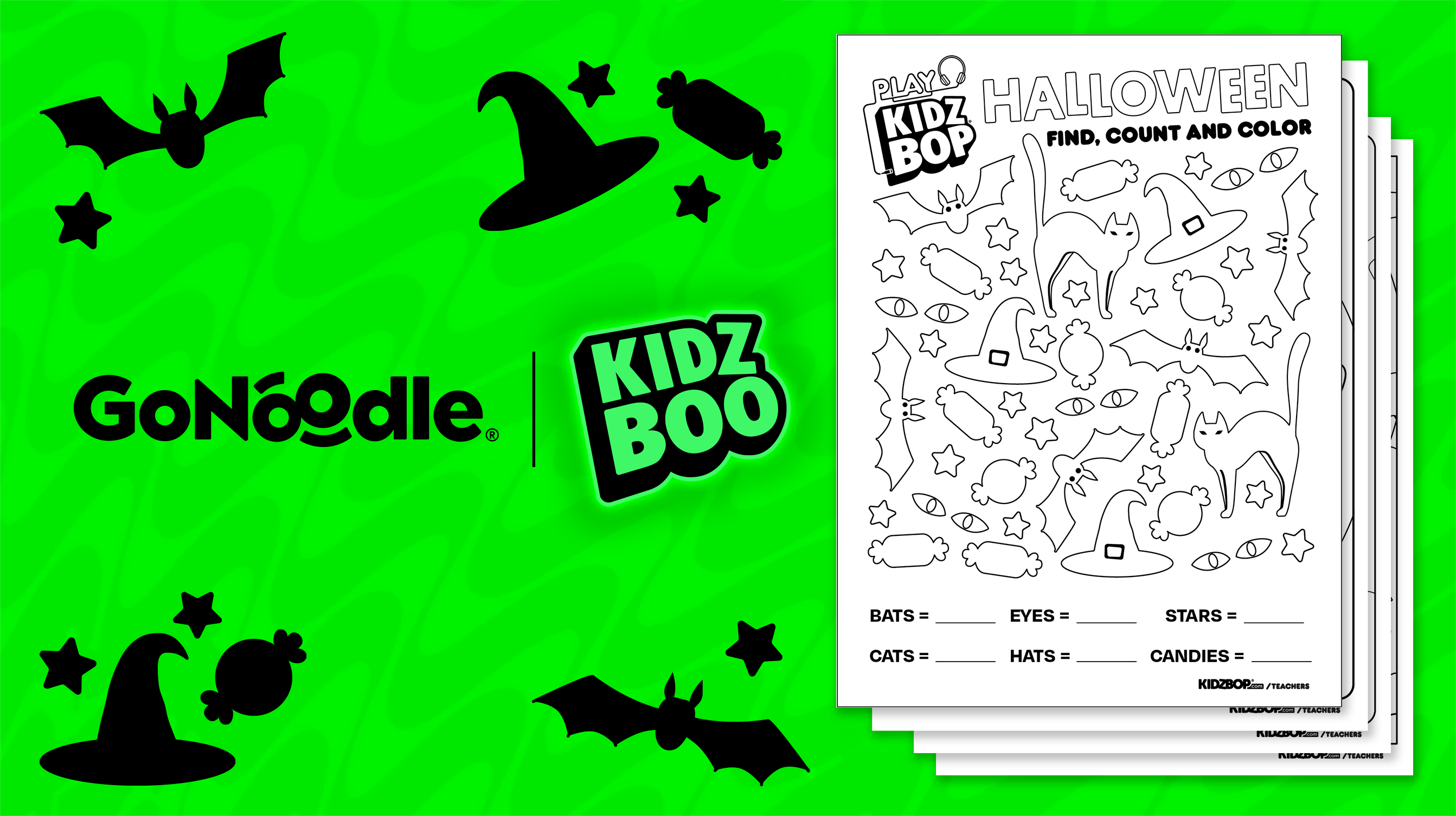 KIDZ BOP Halloween Activity Pack