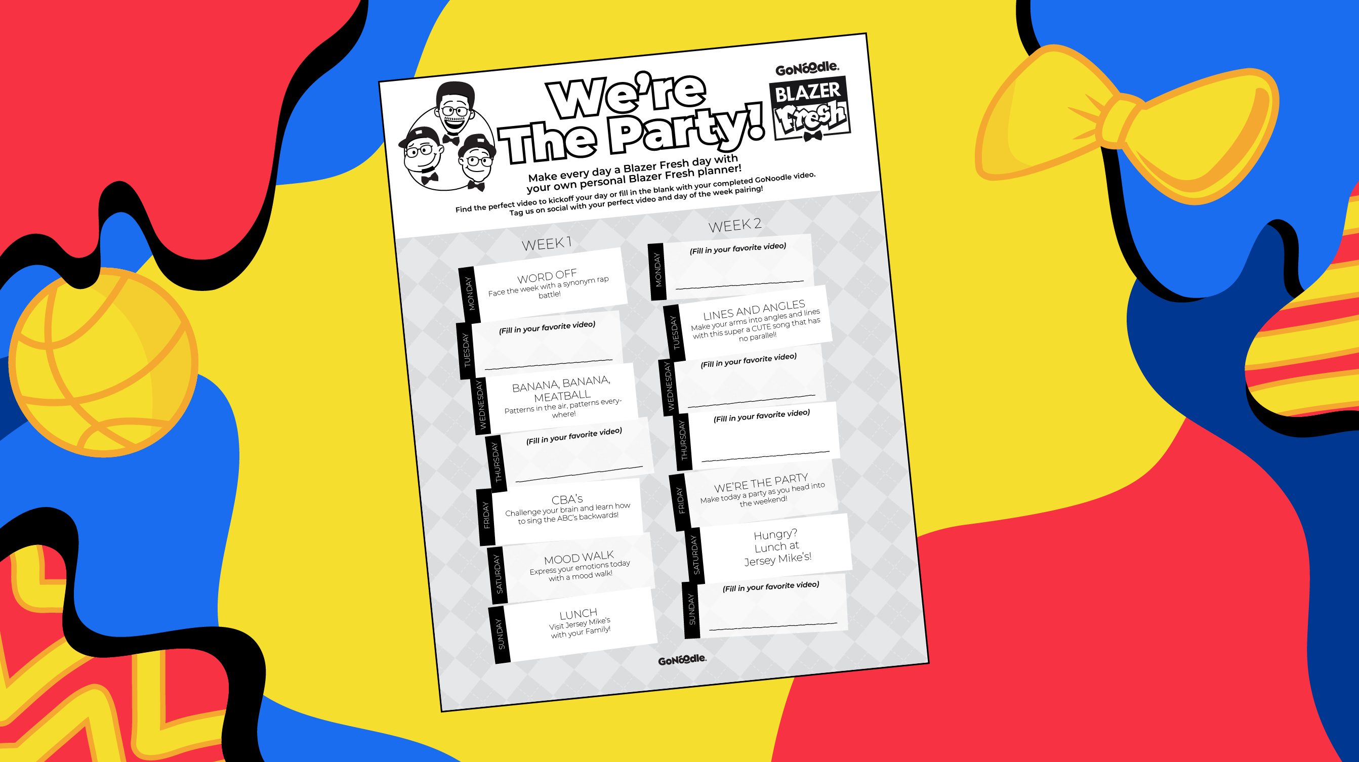 We're The Party! Blazer Fresh Planner