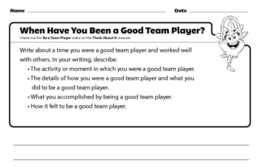 When Have You Been a Good Team Player?