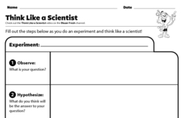 Think Like a Scientist Activity Packet