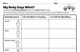 My Body Says What? Activity Packet