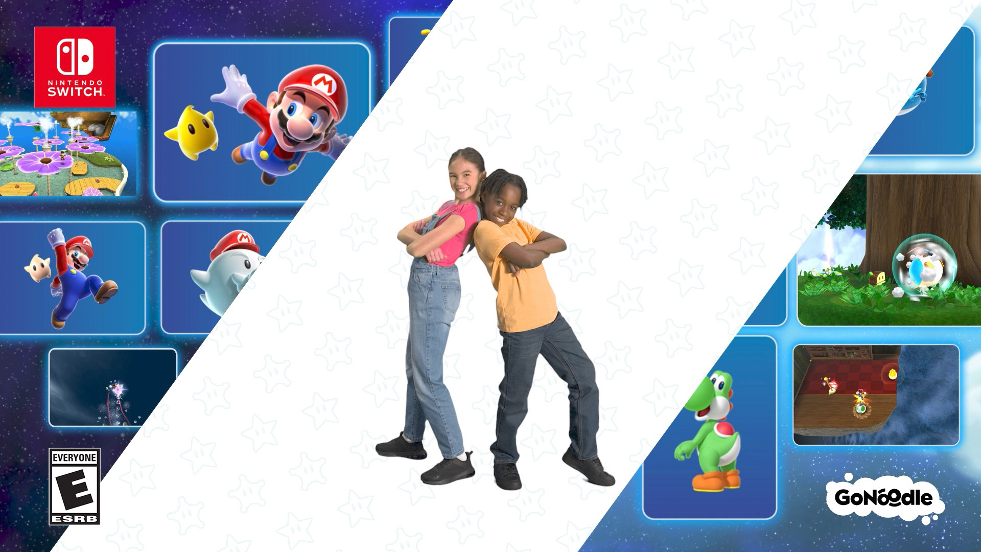 Cosmic Power-Up with Mario and Yoshi