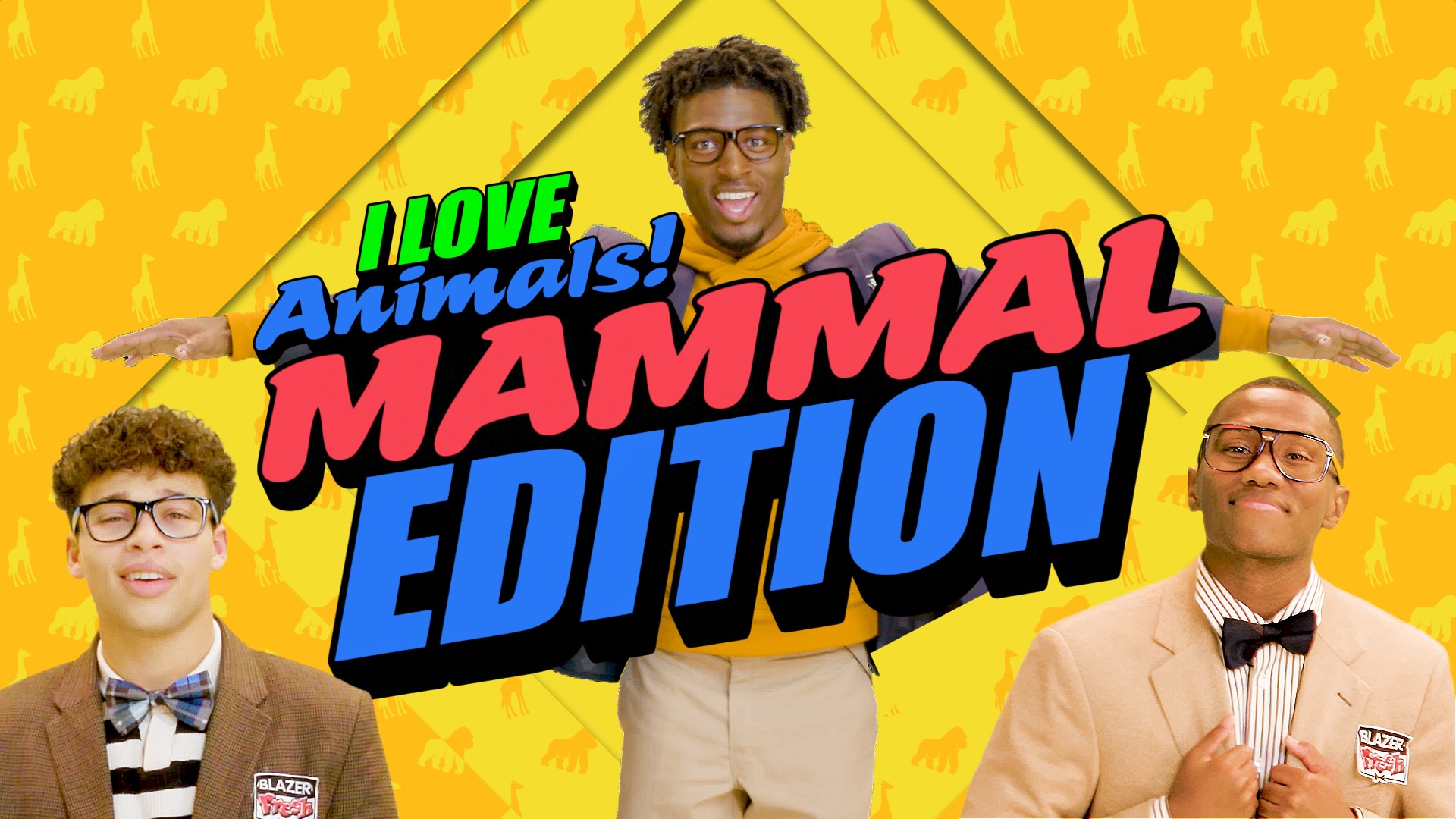 Blazer Fresh Presents: I Love Animals! Mammal Edition