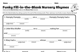 Funky Fill-in-the-Blank Nursery Rhymes