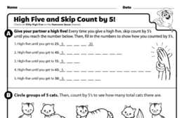 High Five and Skip Count by 5