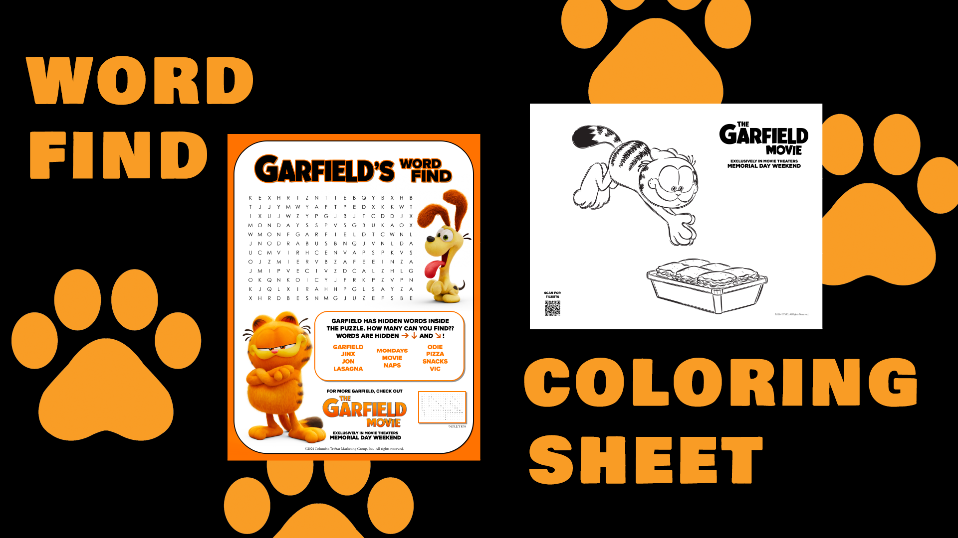 The Garfield Movie: Activity Pack
