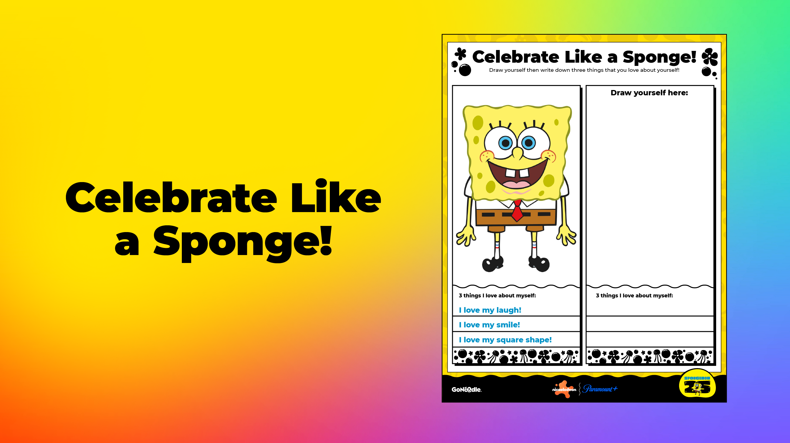 Celebrate Like a Sponge