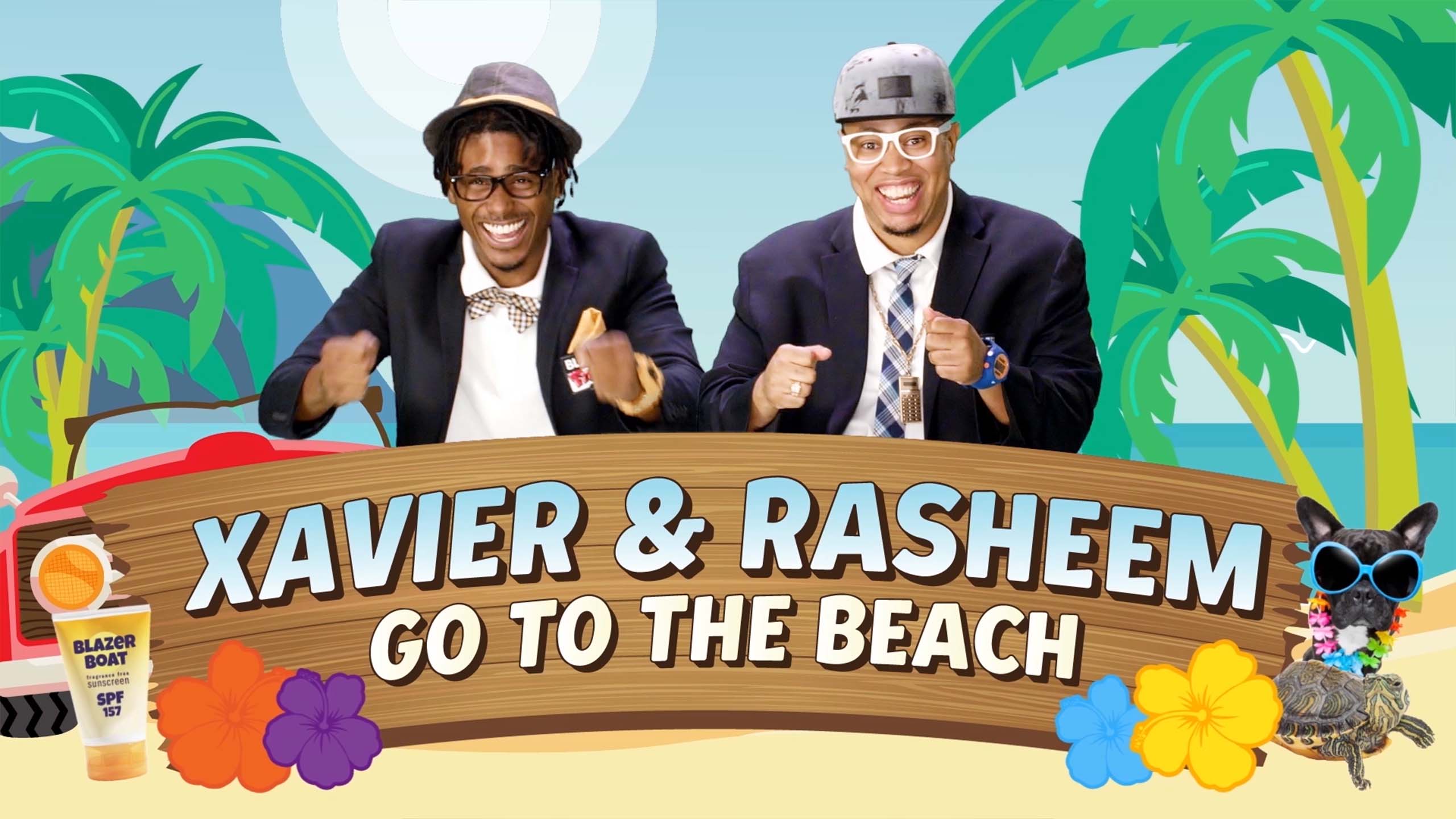 Xavier and Rasheem Go To The Beach
