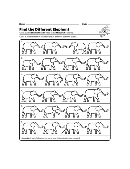 find-the-different-elephant-image