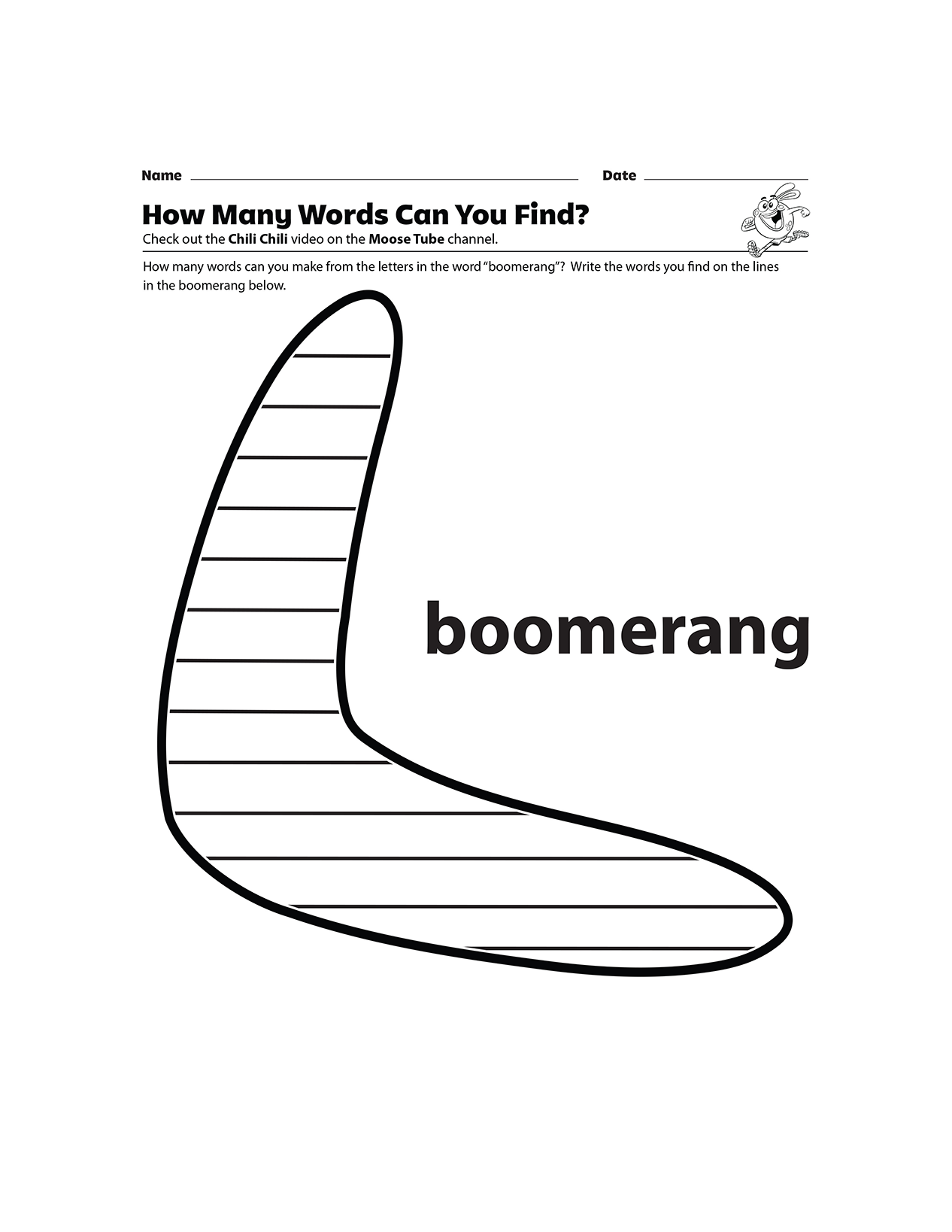 gonoodle boomerang word finder