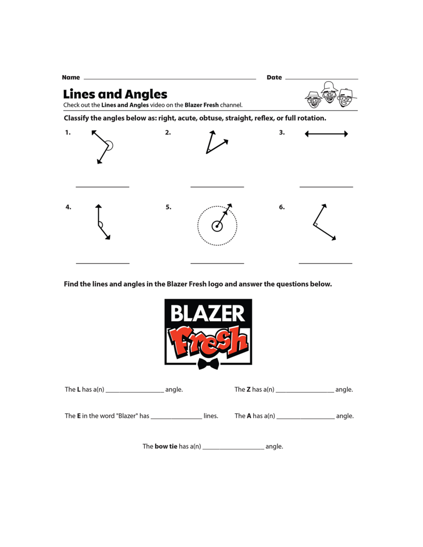 GoNoodle Lines and Angles