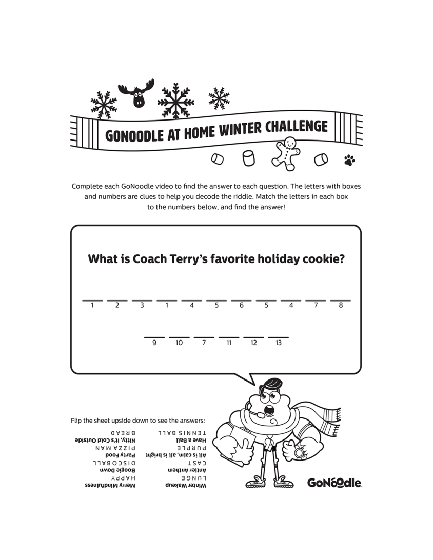 GoNoodle GoNoodle December Challenge